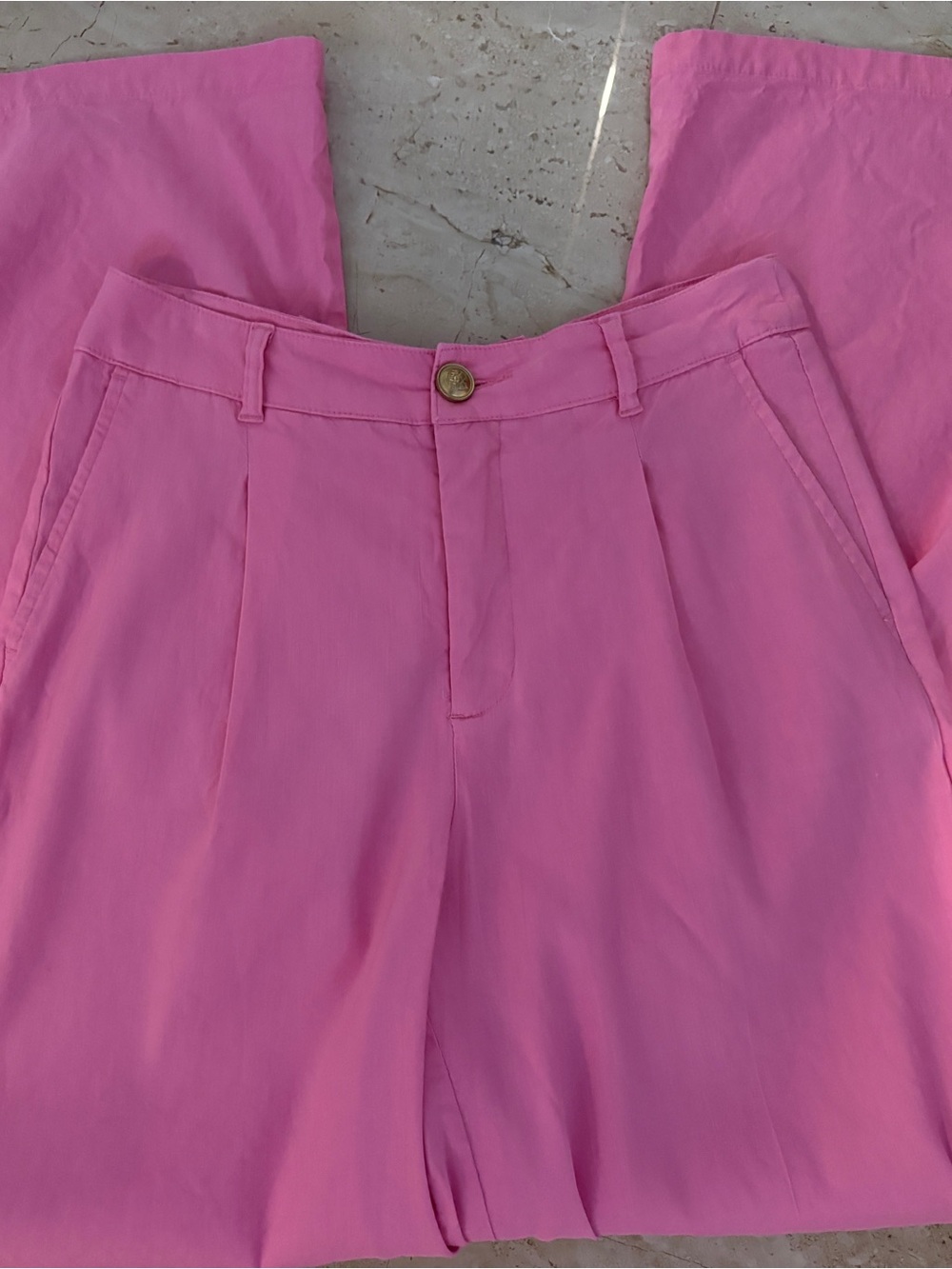 INC International Concepts Bright Pink wide leg pants